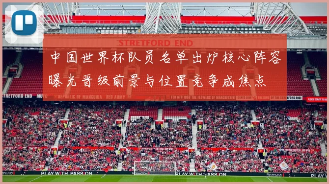 中国世界杯队员名单出炉核心阵容曝光晋级前景与位置竞争成焦点